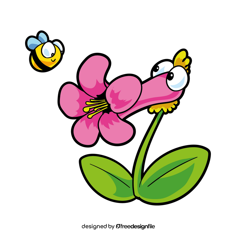 Flower cartoon clipart