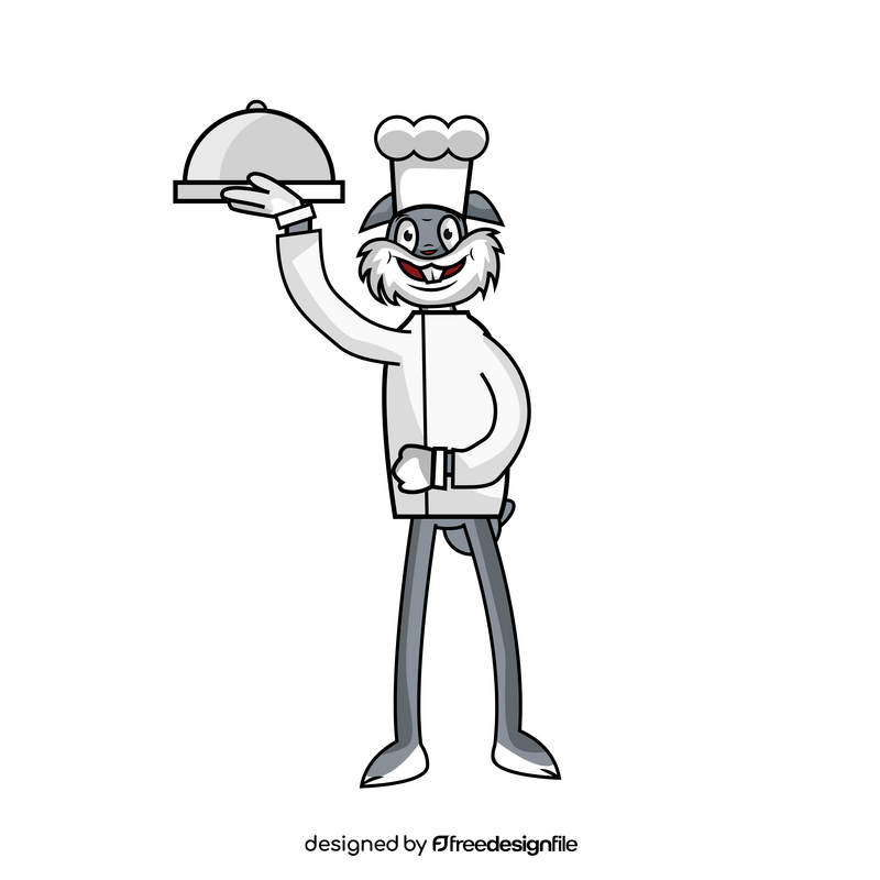 Bugs Bunny chef clipart