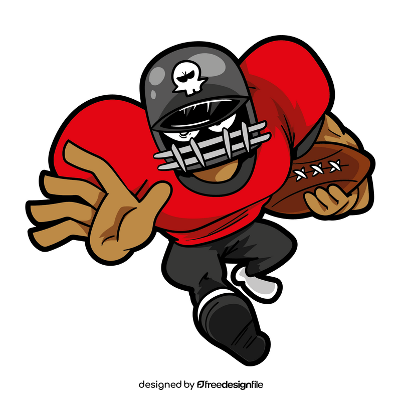 Rugby cartoon clipart