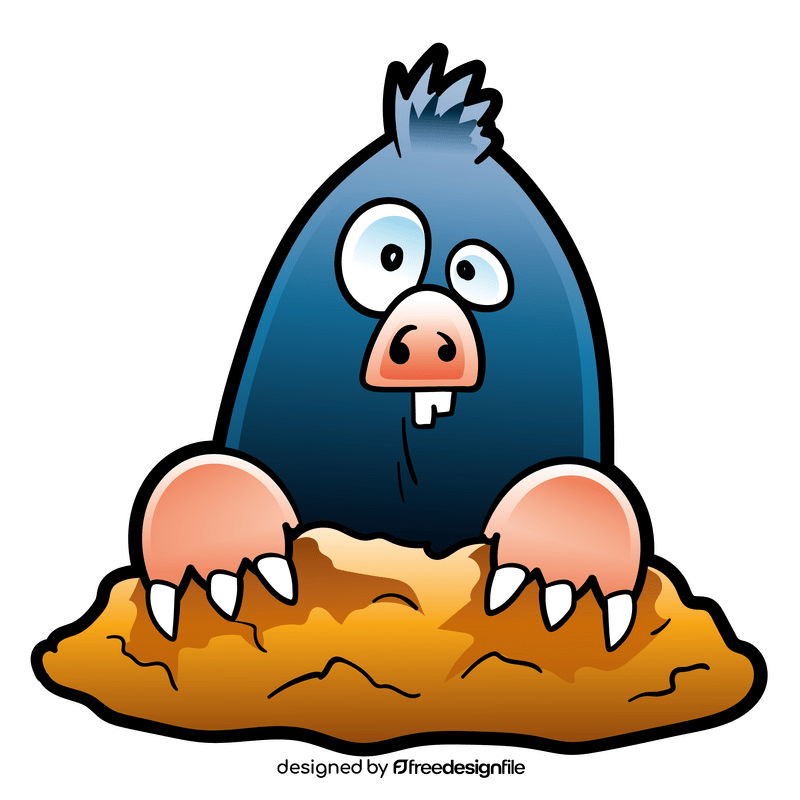 Mole cartoon clipart