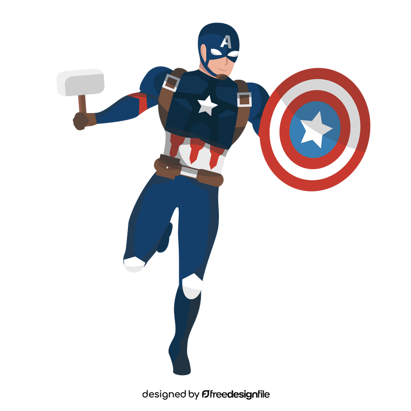 Captain America Avengers Endgame clipart
