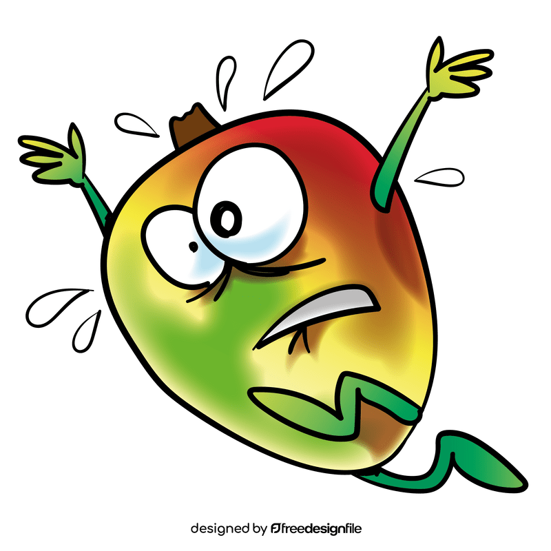 Mango cartoon clipart