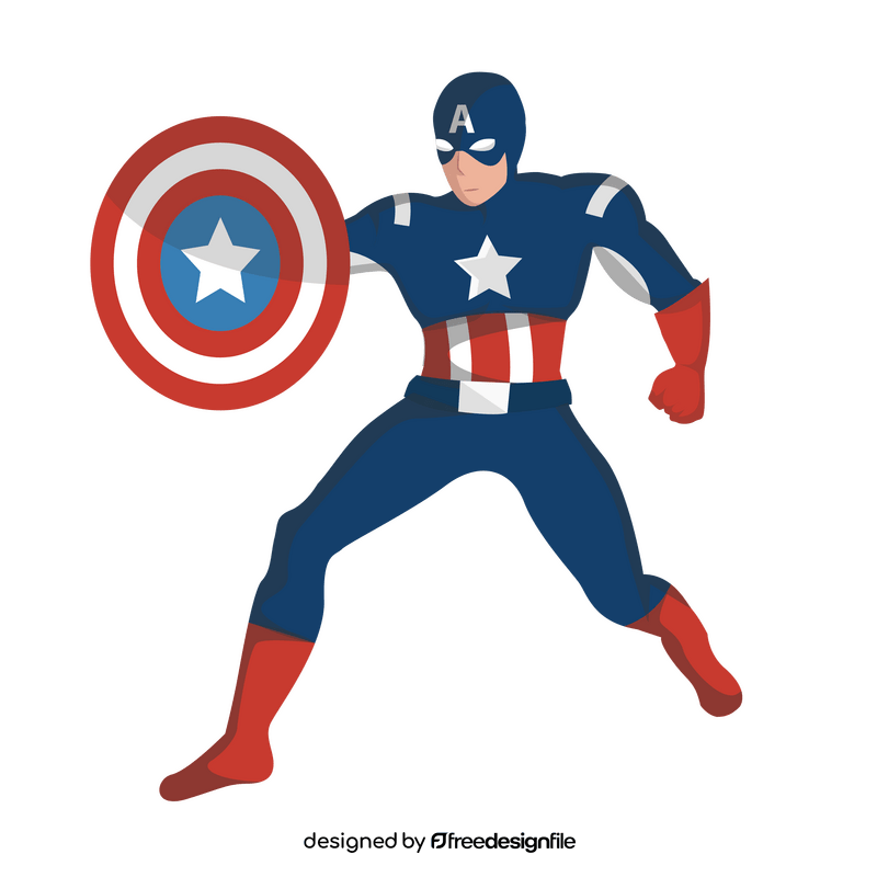 Captain America The Avengers clipart
