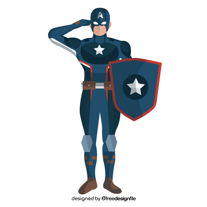 Captain America Steve Rogers clipart