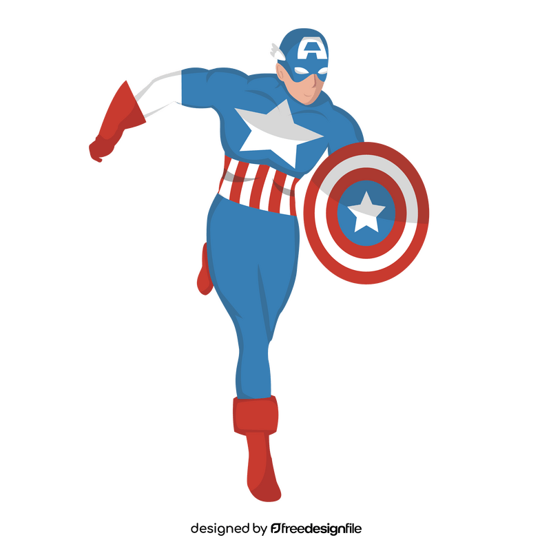 Captain America The First Avenger super hero clipart