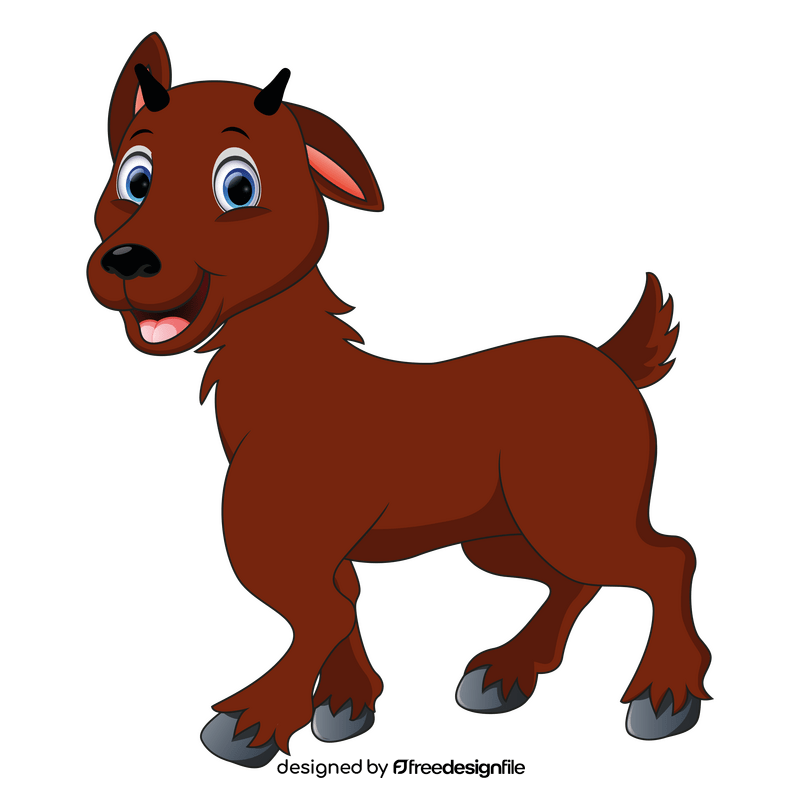 Cartoon goat clipart