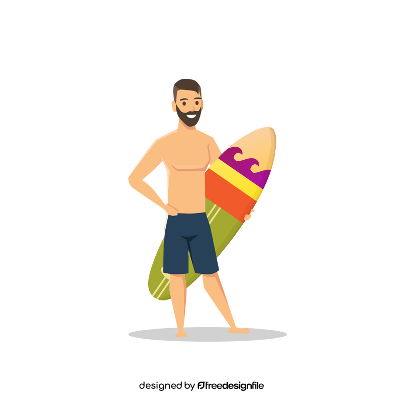 Surfer clipart