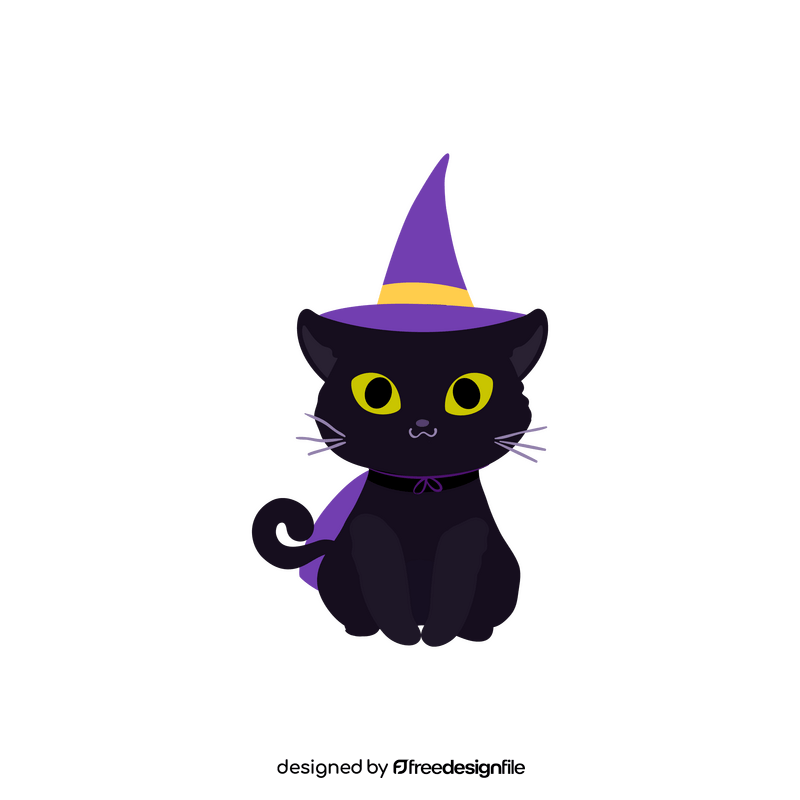 Halloween cat clipart