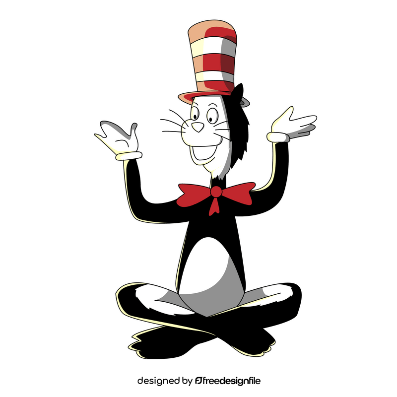 Cat in the Hat clipart