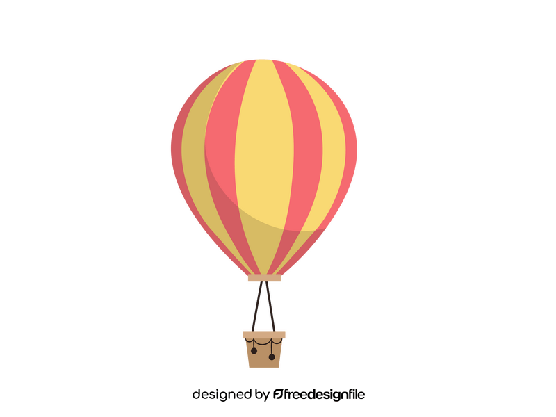 Hot air balloon clipart