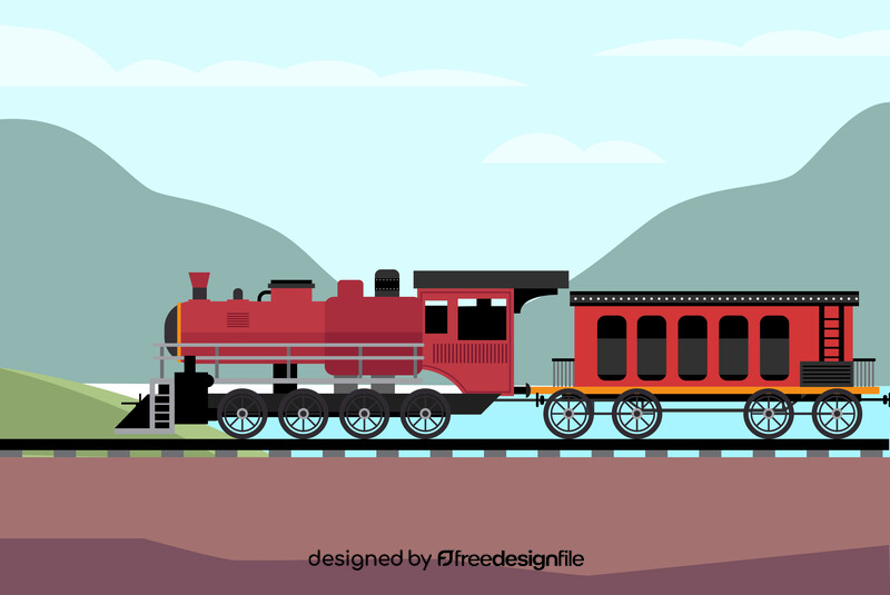 Locomotive vector