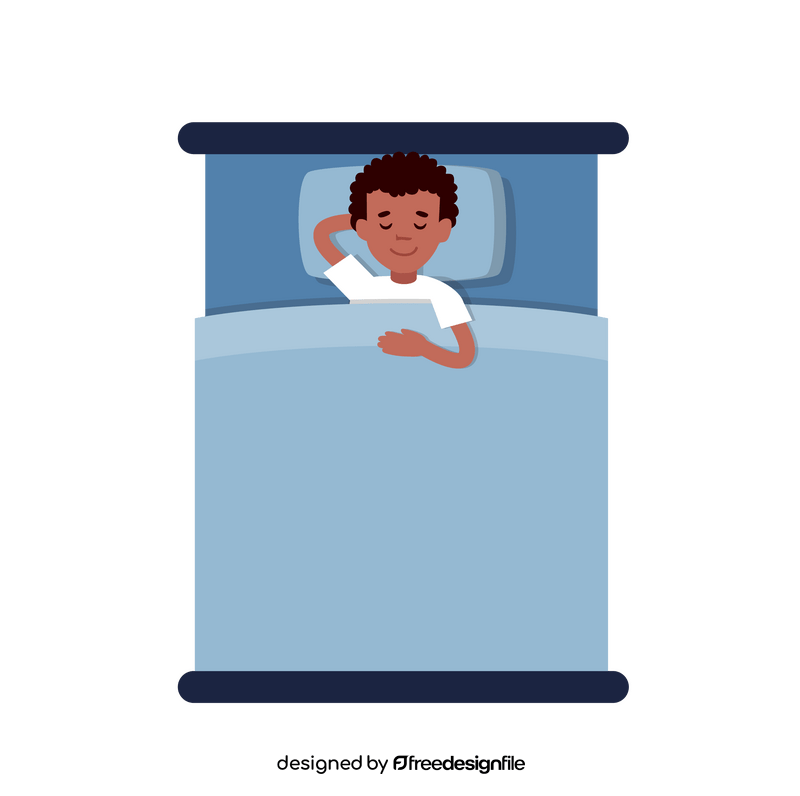 Boy sleeping clipart