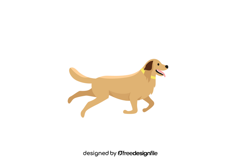 Happy dog clipart