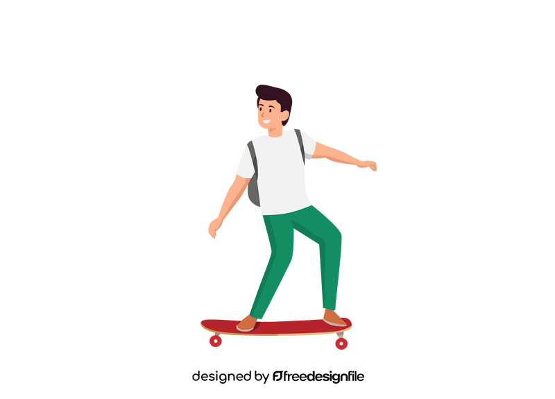 Skateboard clipart