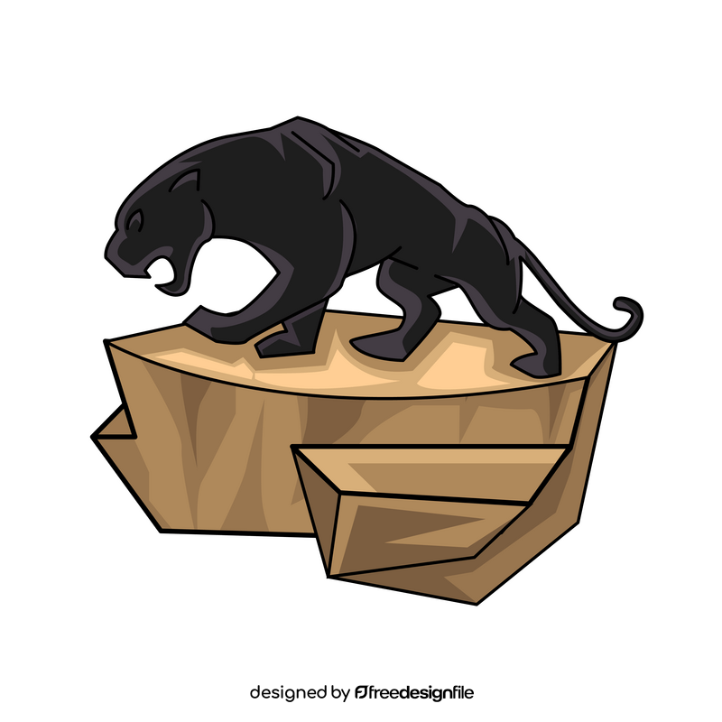 Fortnite Panther's Prowl Statue clipart