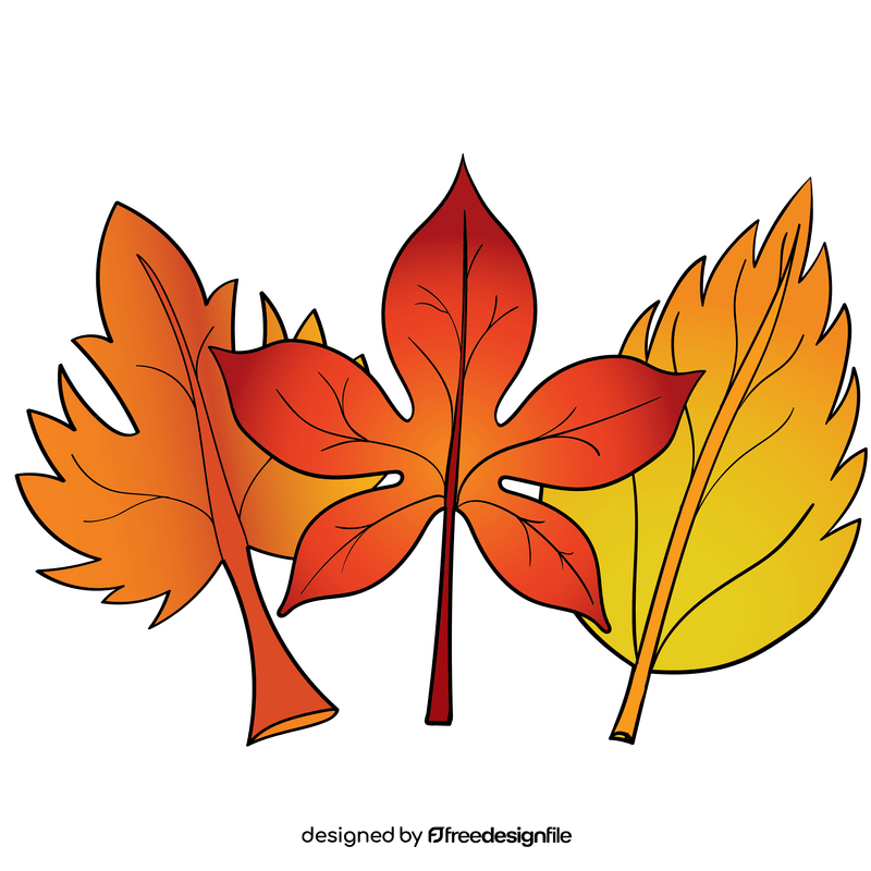 Autumn leaf clipart