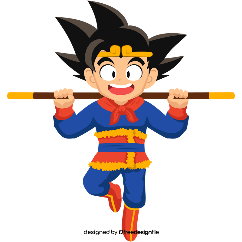 Dragon Ball Goku Monkey King clipart