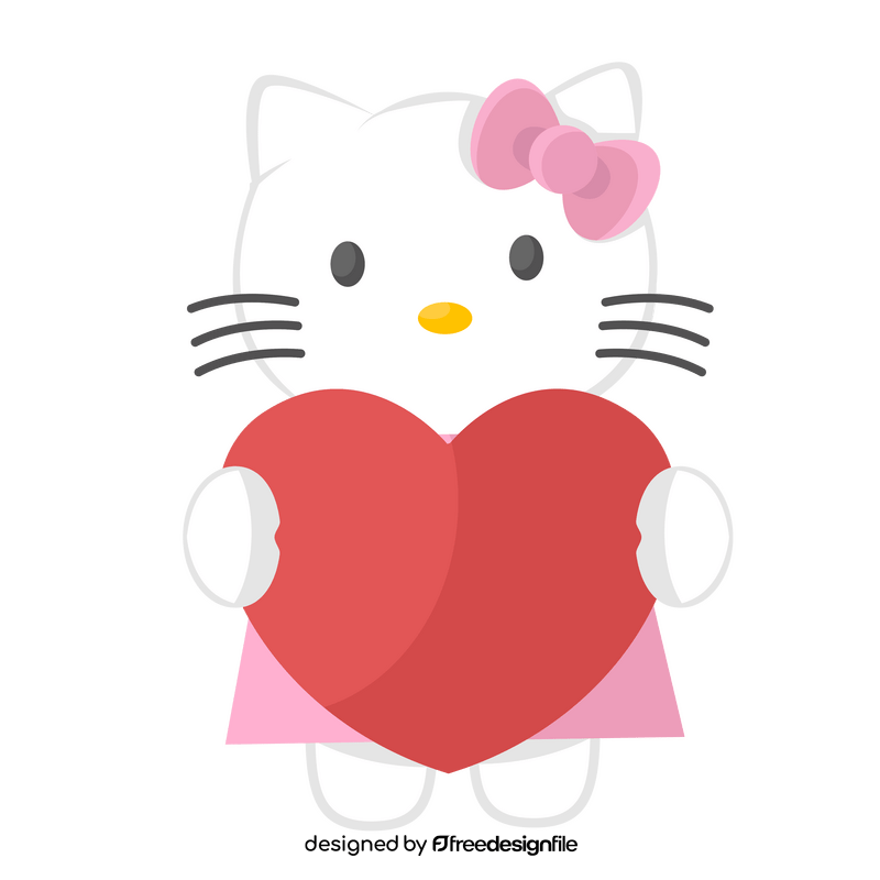 Hello Kitty love clipart