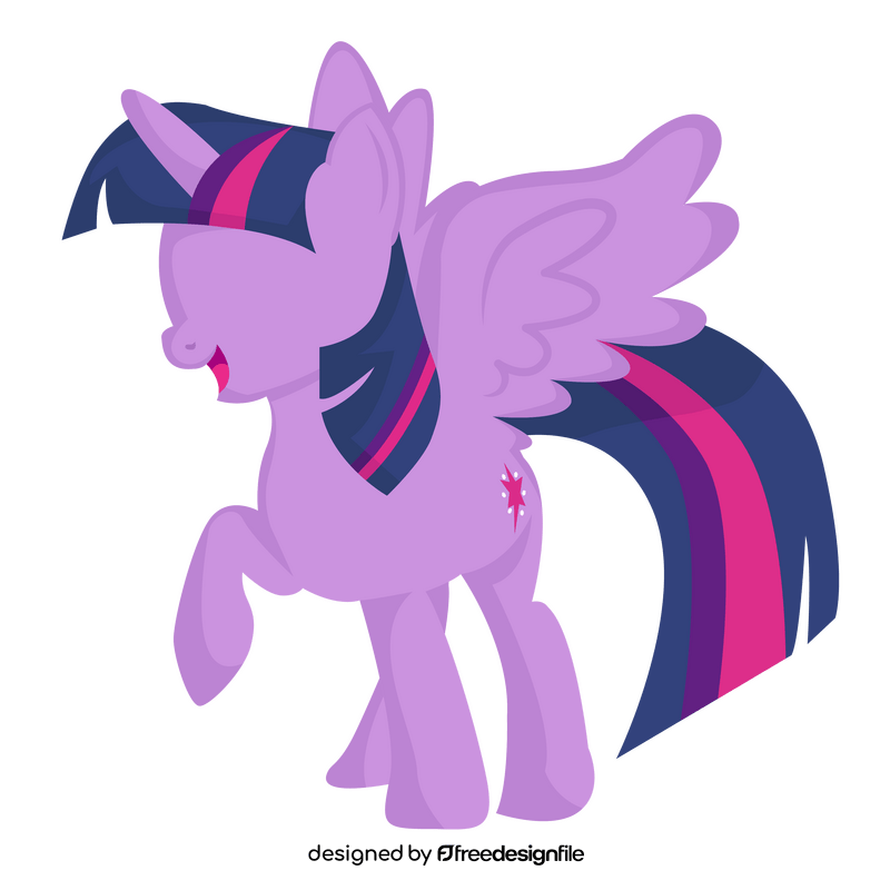 Cute My Little Pony Twilight Sparkle clipart