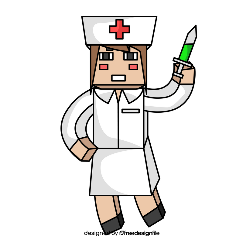 Minecraft nurse clipart