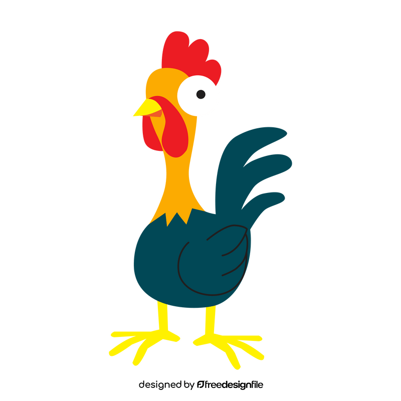 Moana Hei Hei the Rooster clipart