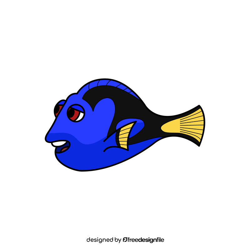 Finding Nemo Dory fish clipart