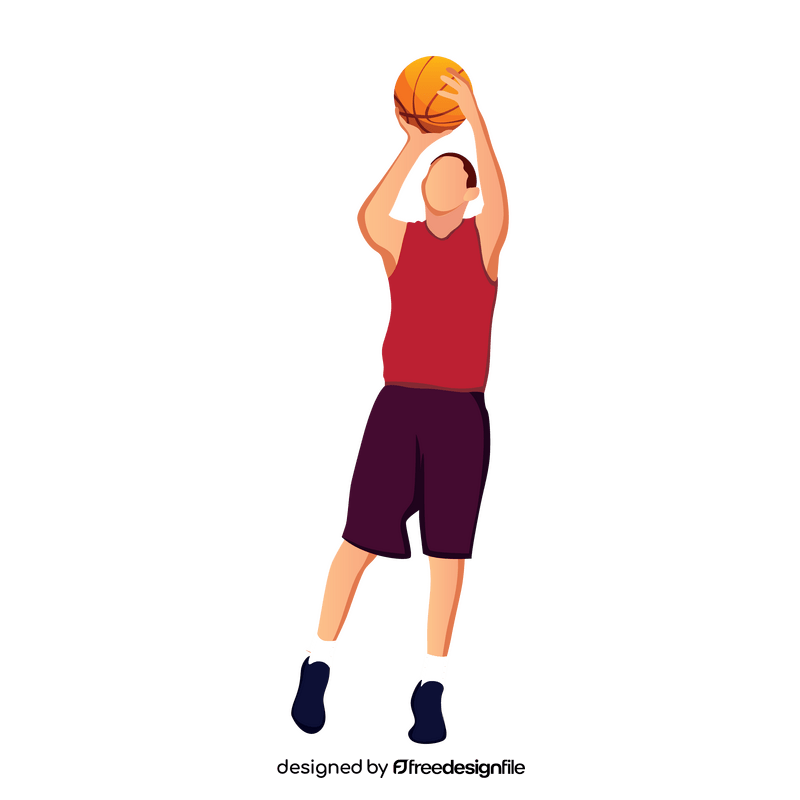 Basketball player clipart