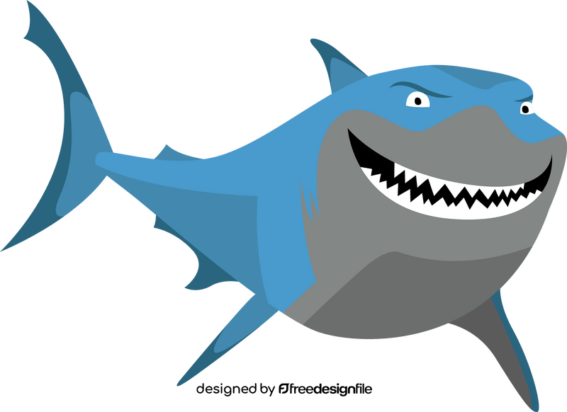 Bruce shark Disney Finding Nemo cartoon character clipart