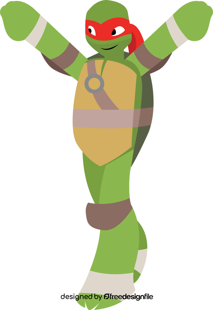 Ninja Turtle cartoon clipart