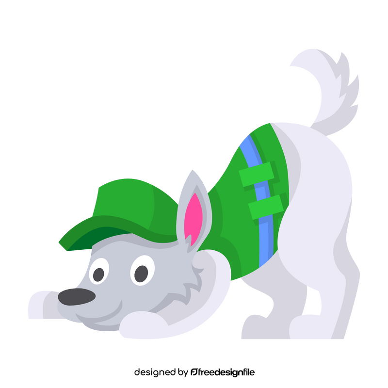 Paw Patrol Rocky character clipart