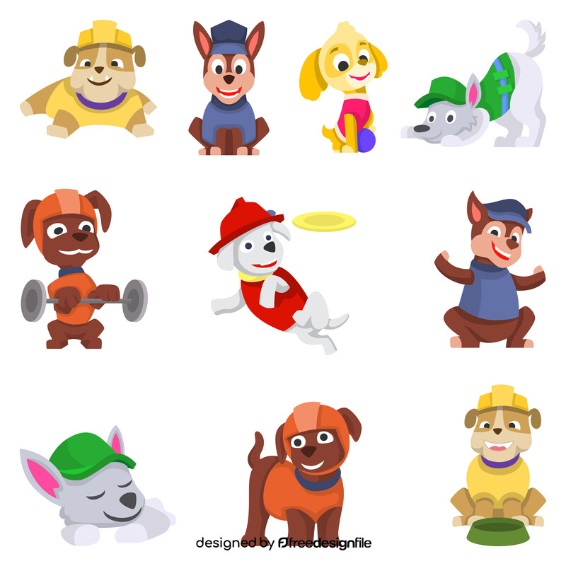 Paw Patrol Characters Set Vector Free Download Paw Patrol Characters Set Vector Free Download