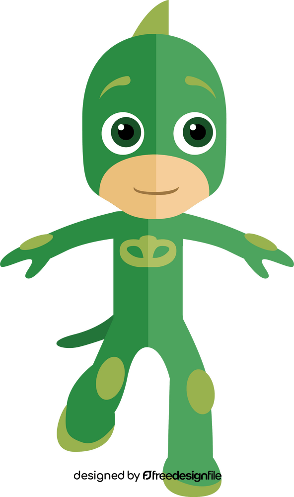 Gekko PJ Masks superhero cartoon clipart