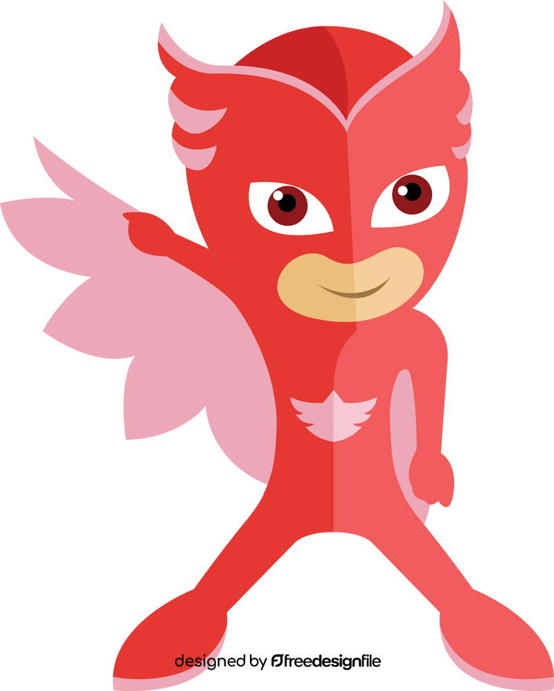 PJ Masks Owlette character clipart