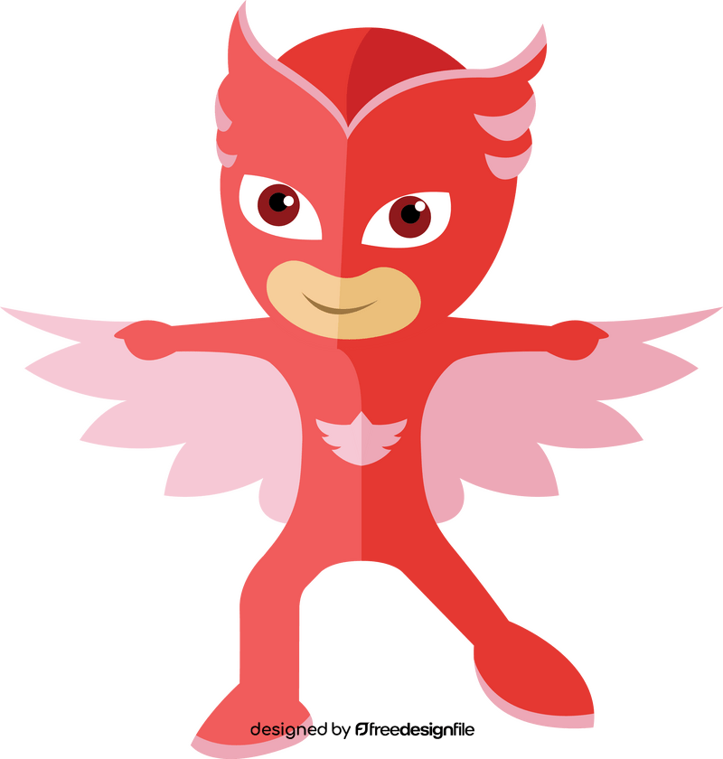PJ Masks Owlette superhero clipart