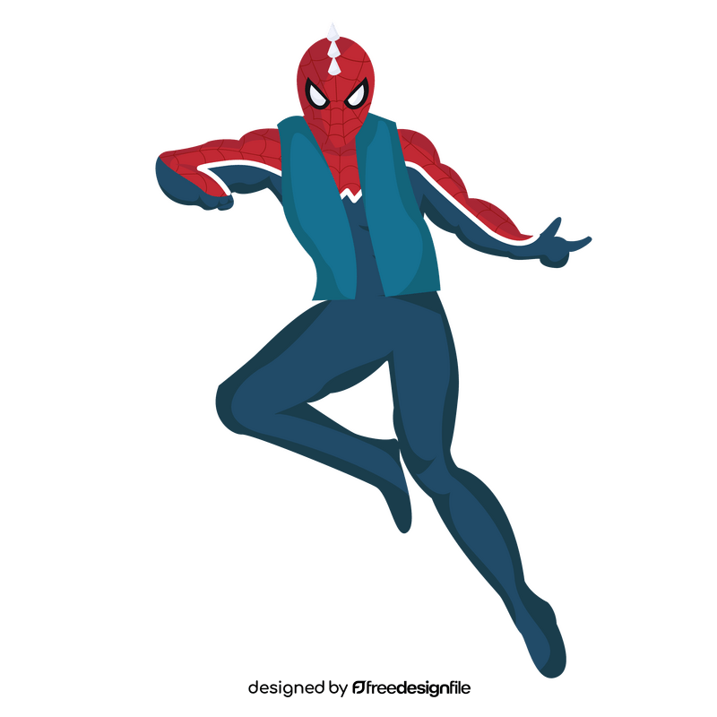 Spiderman Cartoon Spider Punk clipart