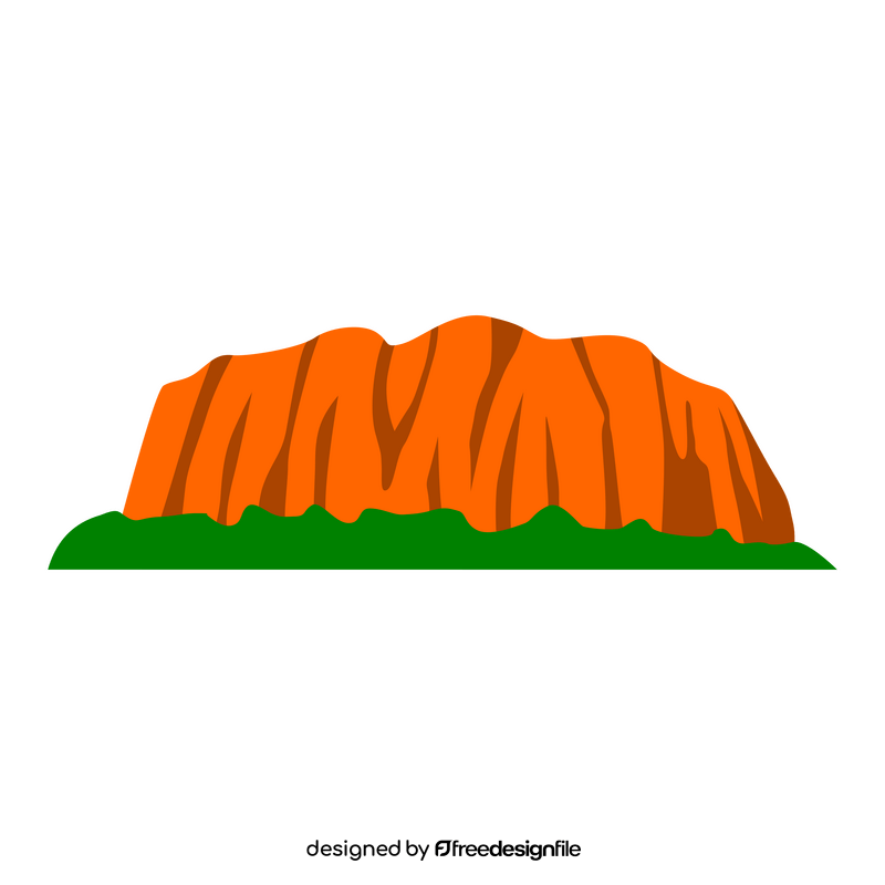 Uluru ayers rock clipart