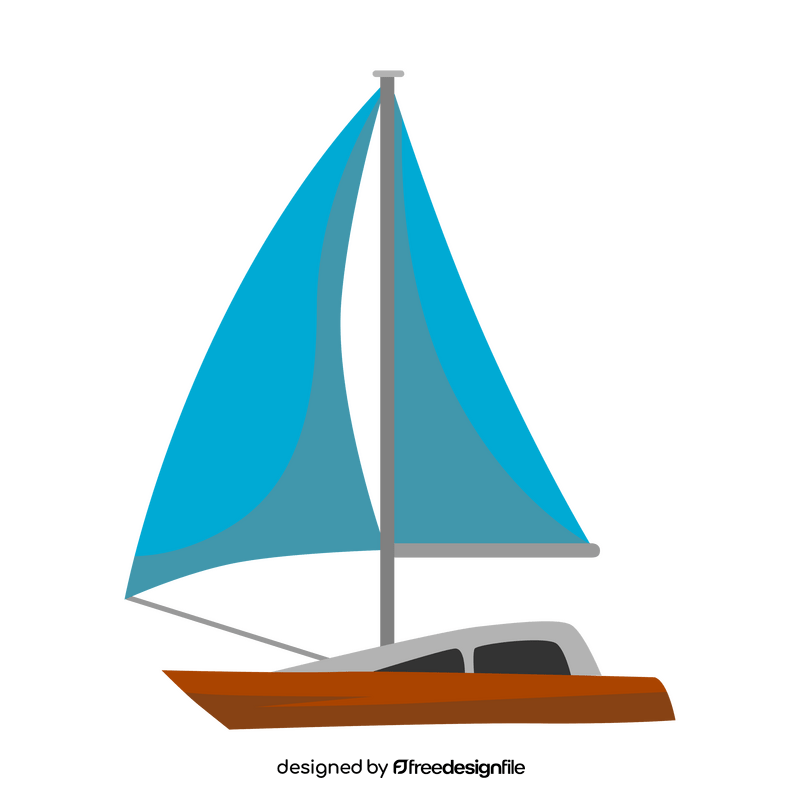 Yacht race clipart