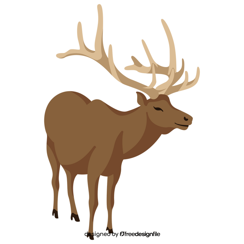 Canadian moose clipart