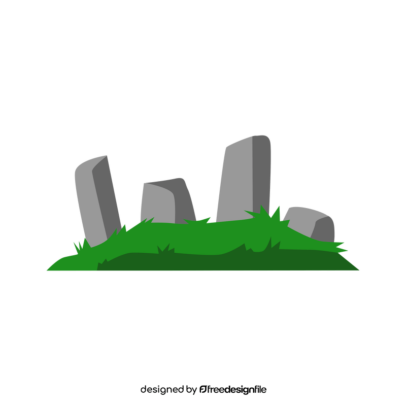 Megalithic stones clipart