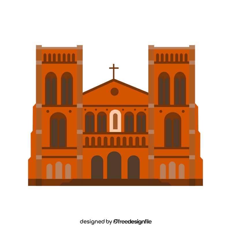 Notre Dame of Bangui Cathedral clipart