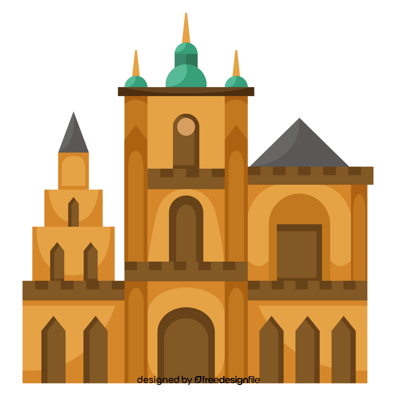 Prague Castle clipart