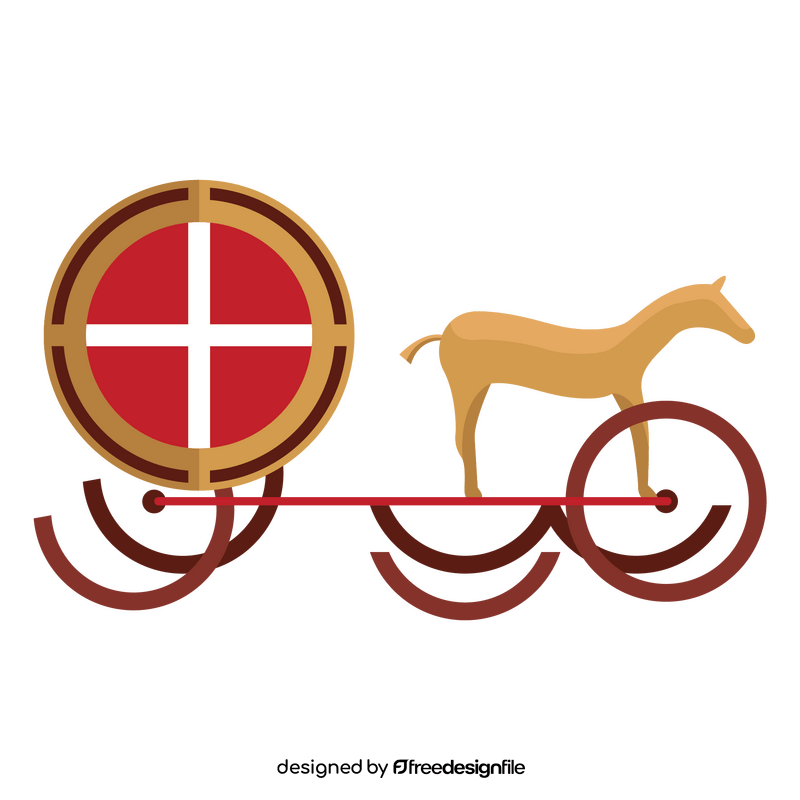 Trundholm sun chariot clipart