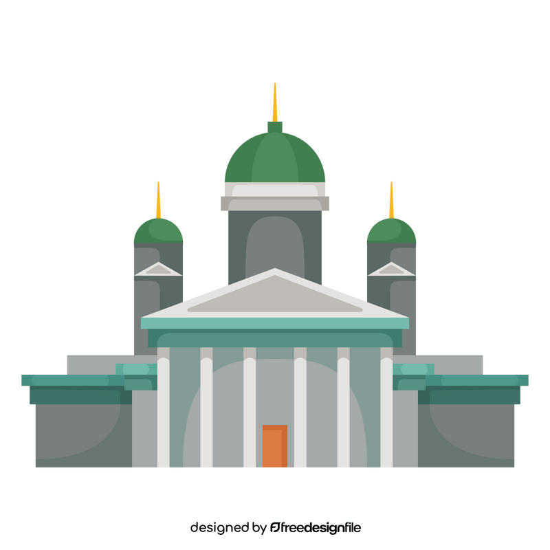 Helsinki Cathedral clipart