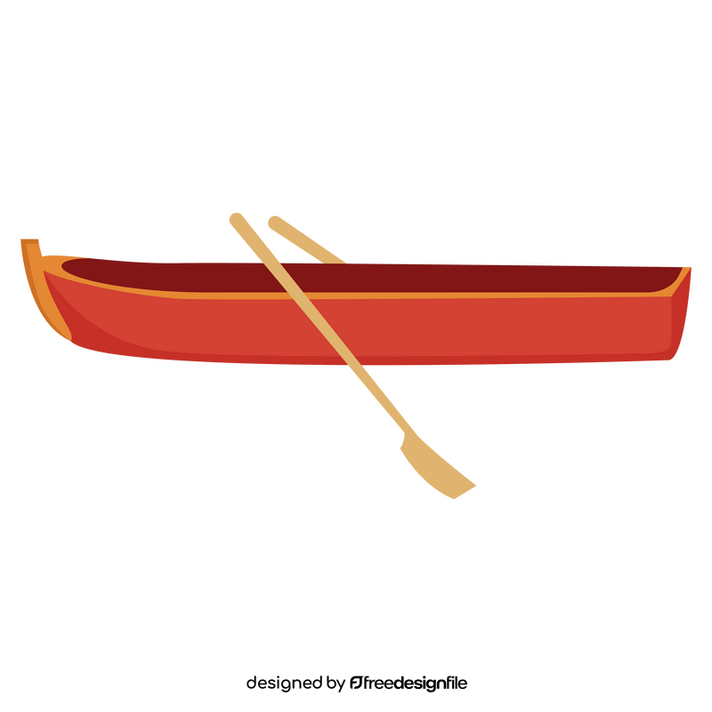 Rowing boat clipart