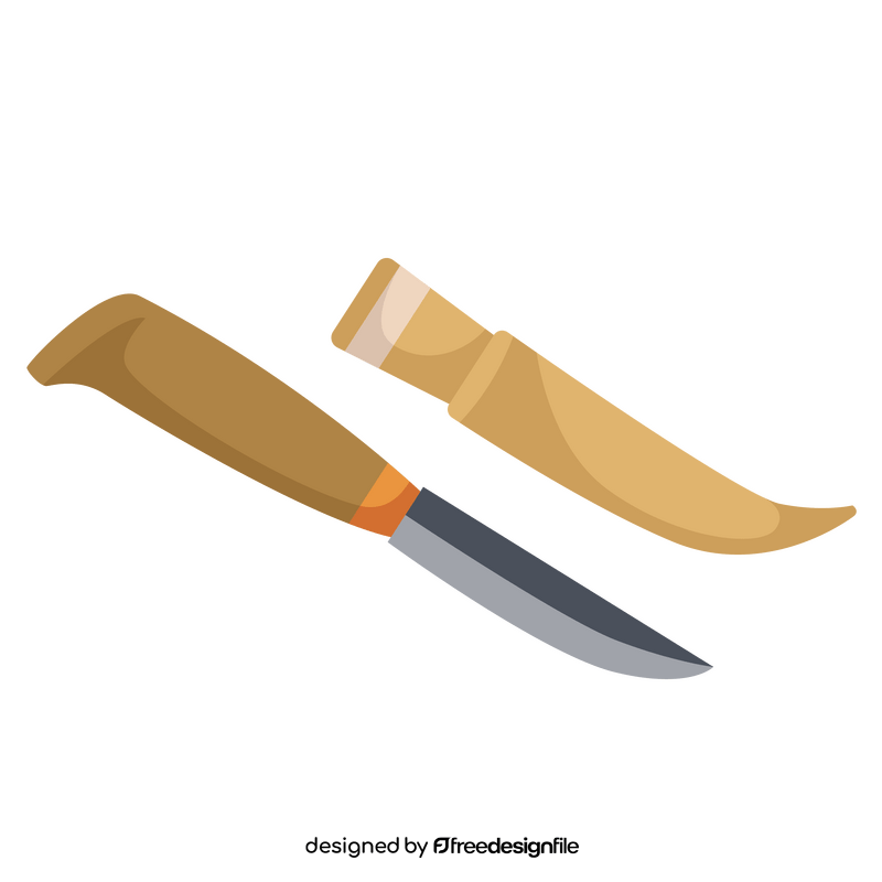 Puukko knife clipart