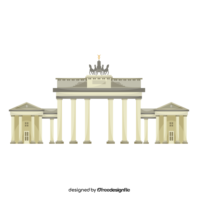 Brandenburg Gate clipart