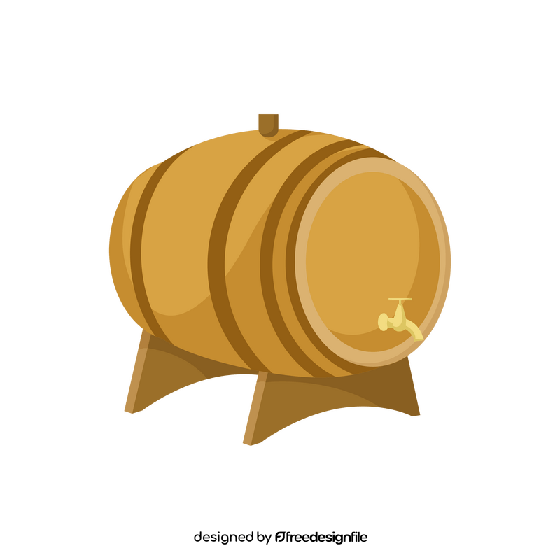 Beer barrel clipart