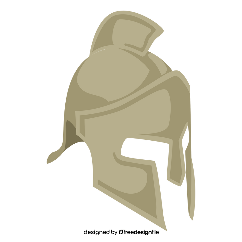 Spartan helmet clipart