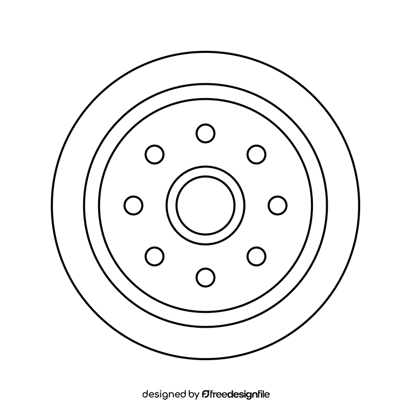 Greek shield black and white clipart