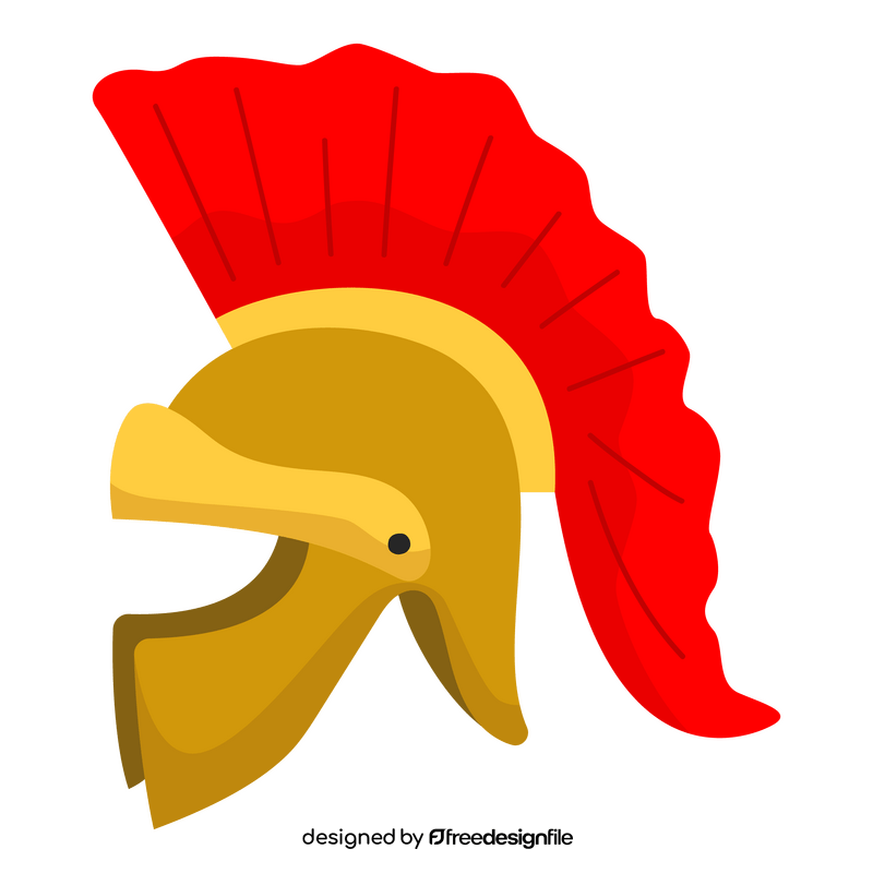 Roman helmet clipart